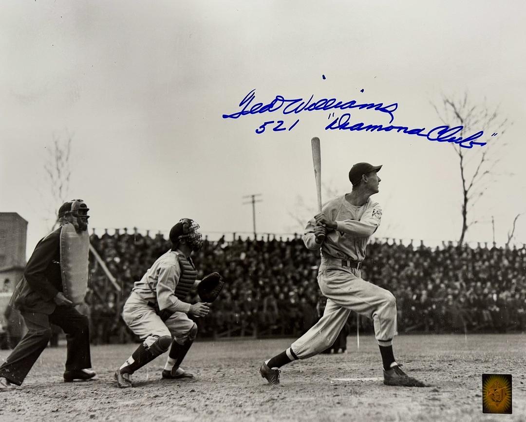 Ted Williams Signed 16x20 Photo w/Inscription - Williams COA